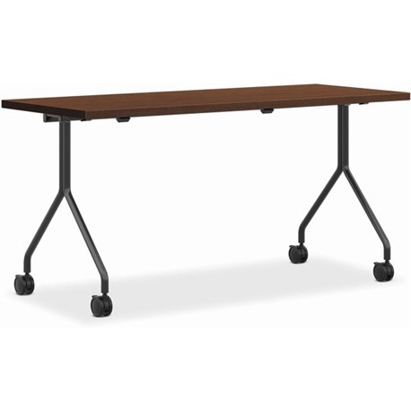 HON Between Nesting Table | Rectangle | 30"D x 60"W | Shaker Cherry Laminate - For - Table TopRectangle Top - Flip Base x 60" Ta