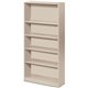 HON Brigade Steel Bookcase | 5 Shelves | 34-1/2"W | Light Gray Finish - 5 Shelf(ves) - 71" Height x 34.5" Width x 12.6" Depth - 