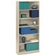 HON Brigade Steel Bookcase | 6 Shelves | 34-1/2"W | Light Gray Finish - 6 Shelf(ves) - 81.1" Height x 34.5" Width x 12.6" Depth 