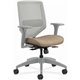 HON Solve Chair - Fabric Seat - Titanium Back - Black Frame - Mid Back - Putty