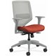 HON Solve Chair - Fabric Seat - Titanium Back - Black Frame - Mid Back - Bittersweet