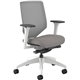 HON Solve Chair - Sterling Fabric Seat - Fog Mesh Back - Designer White Frame - Mid Back - Sterling