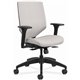 HON Solve Chair - Fabric Seat - Charcoal Fabric Back - Black Frame - Mid Back - Sterling