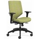 HON Solve Chair - Fabric Seat - Charcoal Fabric Back - Black Frame - Mid Back - Meadow