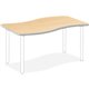 HON Build Series Ribbon Shape Tabletop - Ribbon Top - 6 Seating Capacity - 25" to 34" Adjustment x 54" Width x 30" Depth - Natur