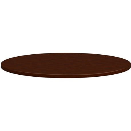 HON Mod HLPLTBL42RND Conference Table Top - 42" - Finish: Traditional Mahogany