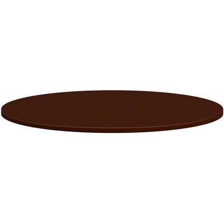 HON Mod HLPLTBL48RND Conference Table Top - 48" - Finish: Traditional Mahogany