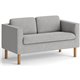 HON Parkwyn Loveseat - Material: Fabric - Finish: Gray