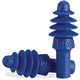 Howard Leight AirSoft Uncorded Earplug - Noise Protection - Thermoplastic Elastomer (TPE) - Blue - Uncorded, Comfortable - 100 /