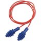 Howard Leight AirSoft Polycord Earplugs - Noise Protection - Thermoplastic Elastomer (TPE) - Red - Corded, Comfortable - 100 / B