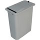 HSM Shred Disposal Bin - Lockable Container, Tamper Proof Lid - Gray