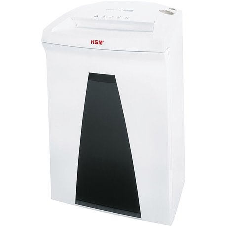 HSM SECURIO B24 - 1/4" - Continuous Shredder - Strip Cut - 27 Per Pass - for shredding Paper, Paper Clip, Staples, Credit Card, 