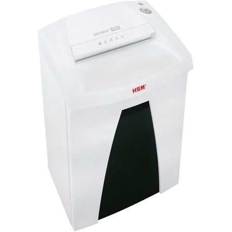 HSM SECURIO B22 - 1/4" - Continuous Shredder - Particle Cut - 19 Per Pass - for shredding Paper, Paper Clip, Staples, CD, DVD, C