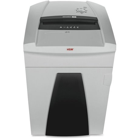 HSM Securio P36 L6 OMDD Shredder - Continuous Shredder - Cross Cut - 14 Per Pass - for shredding Paper - P-7 - White, Black