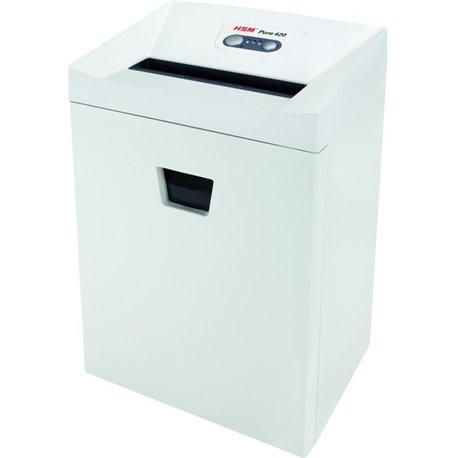 HSM Pure 420 - 3/16" x 1 1/8" - Continuous Shredder - Particle Cut - 15 Per Pass - for shredding Staples, Paper, Paper Clip, Cre