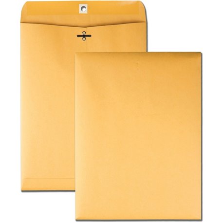 Business Source Heavy-duty Clasp Envelopes - Clasp - 63 - 6 1/2" Width x 9 1/2" Length - 28 lb - Clasp - Kraft - 100 / Box - Kra