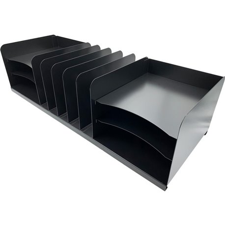 Huron Vertical/Horizontal Combo Desk Organizer - 11 Compartment(s) - Horizontal/Vertical - 8" Height x 30" Width x 11" Depth - D