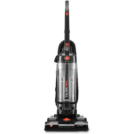 Hoover TaskVac Commercial Bagless Upright Vacuum - 1.13 gal - Bagless - Brushroll, Hose, Dirt Cup, Filter, Dusting Brush, Wand, 