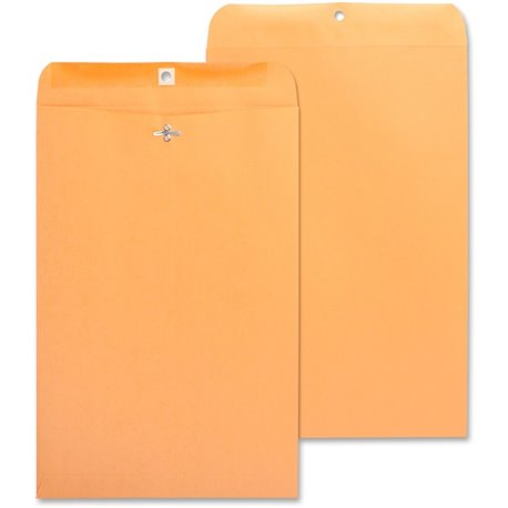 Business Source Heavy-duty Clasp Envelopes - Clasp - 98 - 10" Width x 15" Length - 28 lb - Clasp - Kraft - 100 / Box - Kraft