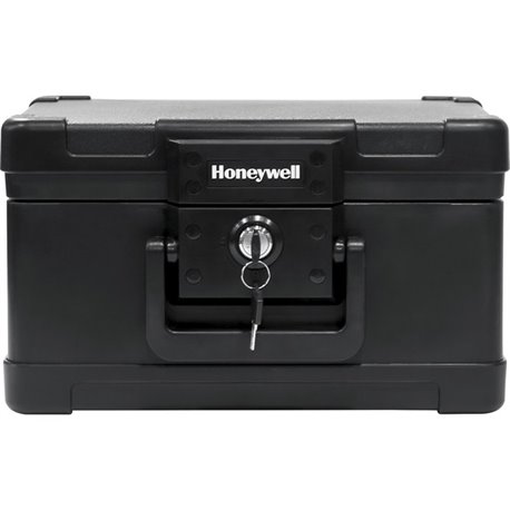 Honeywell 1502 Security Chest - 0.15 ft� - Key Lock - Fire Resistant, Water Resistant, Water Proof, Damage Resistant - for Envel