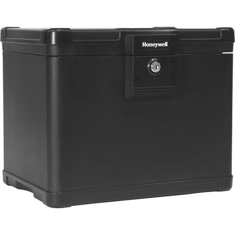 Honeywell Fire & Water Safe File Chest - 0.60 ft� - Key Lock - Water Proof, Fire Resistant - for File, USB Drive, CD, Digital Me