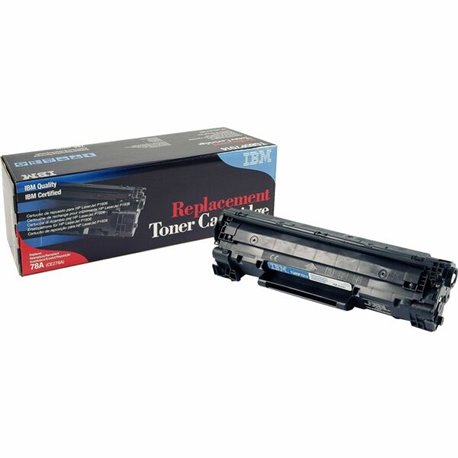 IBM Remanufactured Black Toner Cartridge Replacement For HP 78A, CE278A - 2100 Pages