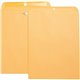 Business Source Heavy-duty Clasp Envelopes - Clasp - 105 - 11 1/2" Width x 14 1/2" Length - 28 lb - Clasp - Kraft - 100 / Box - 