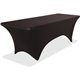 Iceberg Stretch Fabric Table Cover - Fabricel - Black - 1 Each