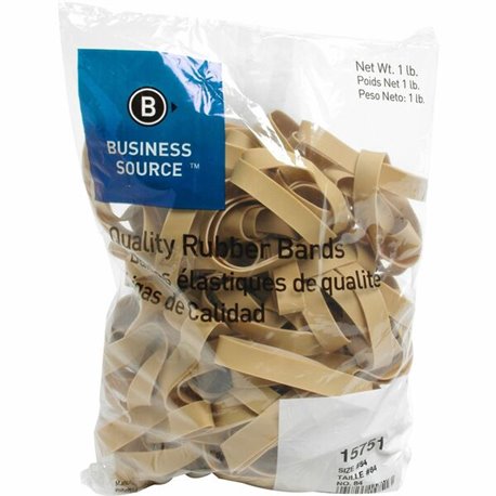 Business Source Quality Rubber Bands - Size: 84 - 3.5" Length x 0.5" Width - Sustainable - 150 / Pack - Rubber - Crepe