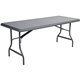 Iceberg IndestrucTable TOO 1200 Series Folding Table - For - Table TopRectangle Top - Round Leg Base - Contemporary Style - 1200