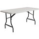 Iceberg IndestrucTable TOO 1200 Series Folding Table - For - Table TopRectangle Top - 1200 lb Capacity - 96" Table Top Length x 