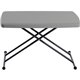 Iceberg IndestrucTable TOO Personal Folding Table - Rectangle Top - X-shaped Base - Adjustable Height - 25" to 28" Adjustment - 