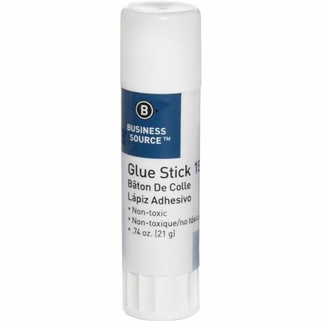 Business Source Glue Stick - 0.74 oz - 1 Each - White