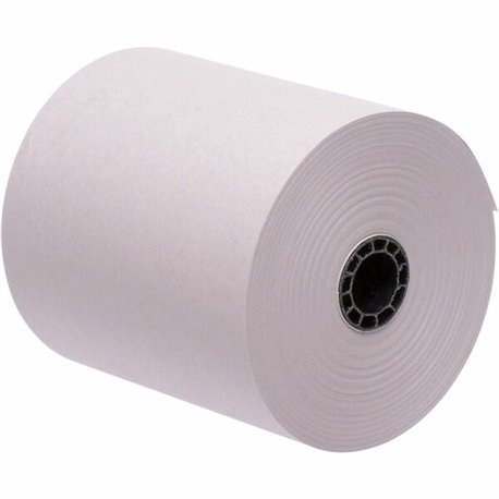 ICONEX Premium Bond Calculator Roll - 3" x 150 ft - 50 Roll - Lint-free, Single Ply - White