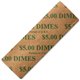 ICONEX Color-coded Flat Coin Wrappers - Total $5.0 in 10� Denomination - Color Coded, Sturdy - Kraft Paper - Green - 1000 / Pack