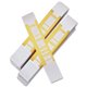 ICONEX SecurIT Currency Straps - Total $1,000 - Adhesive, Sturdy, Color Coded - Kraft Paper - Yellow - 1000 / Pack