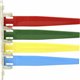 IMC-DIP Exam Room Status Signal Flags - 7.8" x 7.3" - Plastic - Red, Green, Yellow, Blue