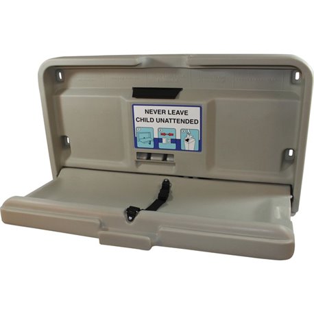 Impact Baby Changing Table - 50 lb Capacity - 4" Height x 20" Width x 35" Length - Gray - 1 Each