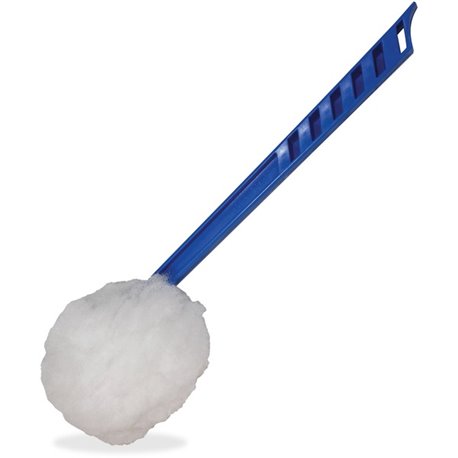 Impact Deluxe Toilet Bowl Mop - 5.75" Head - 12" Polypropylene Handle - Acid Resistant, Lightweight, Fatigue-free - 100 / Carton