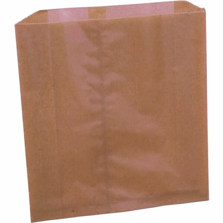 Impact Sanitary Disposal Wax Liners - 9.25" Width x 9.88" Length x 3.25" Depth - Brown Kraft - 250/Carton - Sanitary