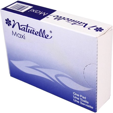 Impact Naturelle Maxi Pads - 250 / Carton - Individually Wrapped, Anti-leak