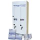 Impact Dual Vendor Hygiene Dispenser - 12 x Sanitary Napkin, 19 x Tampon - 24" Height x 10.8" Width x 5.5" Depth - Metal - White