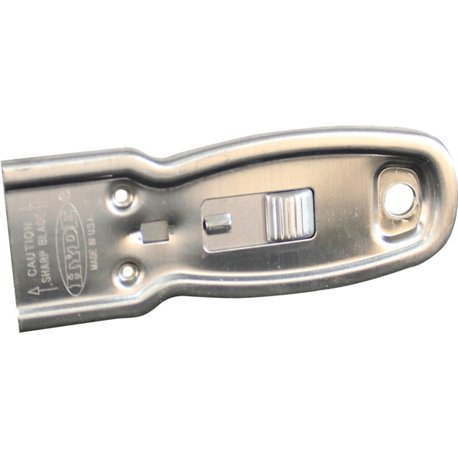 Impact Safety Scraper - 1.6" Width x 4" Length - Durable - Silver - 1Each