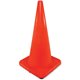 Impact Slim Safety Cone - 1 Each - 51.7" Width x 28" Height - Cone Shape - Rugged - Orange