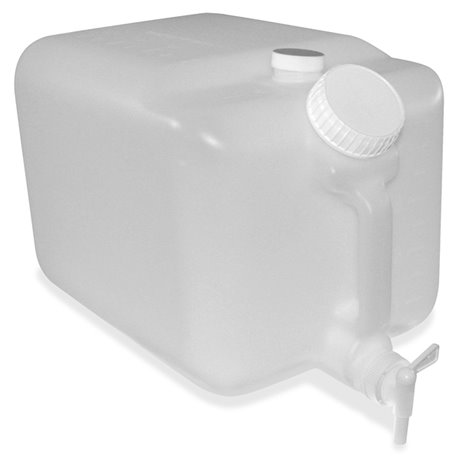 E-Z Fill E-Z Fill Container - External Dimensions: 16" Length x 10" Width x 9.5" Height - 5 gal - Plastic - Translucent - For Ch