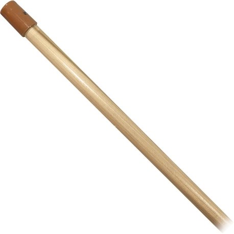 Impact Screw-type Wood Handle - 54" Length - 1" Diameter - Natural - Hardwood, Plastic - 12 / Carton