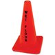 Impact Wet Floor Orange Safety Cone - 1 Each - English - Wet Floor Print/Message - 10.7" Width x 18.1" Height - Cone Shape - Hea