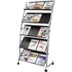 Alba Large Mobile Literature Display - 350 x Sheet - 5 Compartment(s) - Compartment Size 12.99" x 28.35" - 65.4" Height x 32.3" 