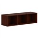 HON Mod Wall Mounted Storage | Open | 48"W | Traditional Mahogany Finish - 48" x 14"39.8" - Finish: Mahogany