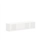 HON Mod Wall Mounted Storage | Open | 60"W | Simply White Finish - 60" x 14"39.8" - Finish: Simply White